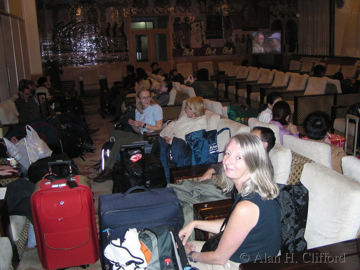 Soft sleeper lounge at Xi&rsquo;an station