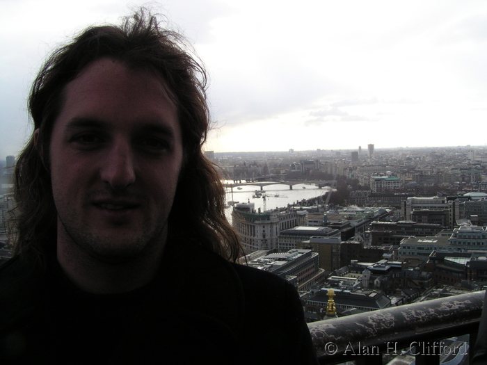 Ben on the Golden Gallery, St. Paul&rsquo;s Cathedral
